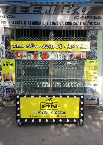 Xe bán trà sữa 1m6